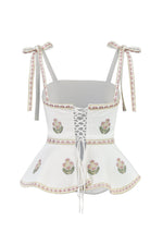 Lily Top - Shalimar Embroidery Tops - Bustier & Embroidered Rosewater House 