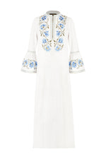 Lola Kaftan - Flora Embroidery Dresses - Kaftans Rosewater House 