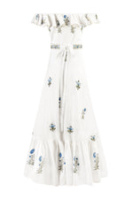 Malika Belted Maxi Dress - Fauna Embroidery Dresses - Maxi Rosewater House 