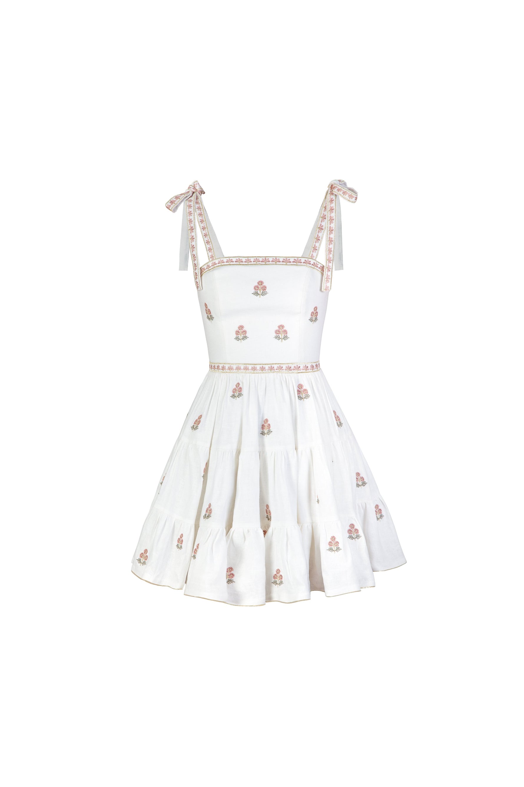 Naz Mini Dress - Naz Embroidery Dresses - Mini Rosewater House 