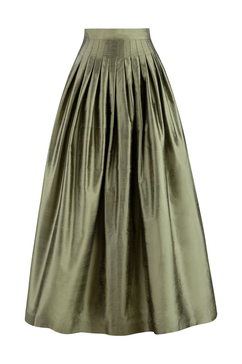 Yass Skirt - Olive - BY ORDER ONLY Dresses - Formal Rosewater House 