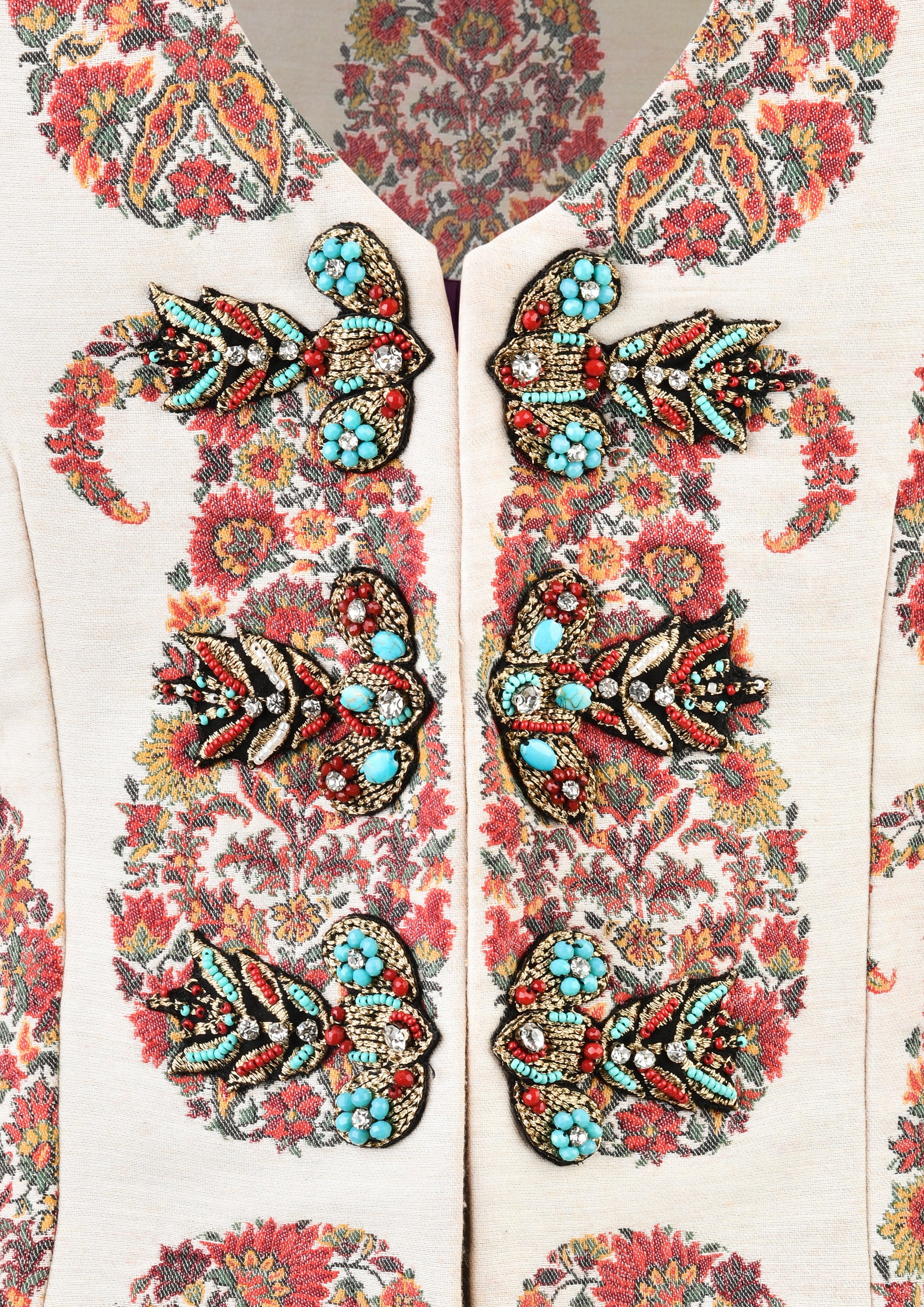 Roya Vest - Paisley Rosewater House