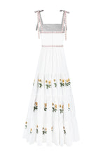 Tara Maxi Dress - Pansy Embroidery Dresses - Maxi Rosewater House 