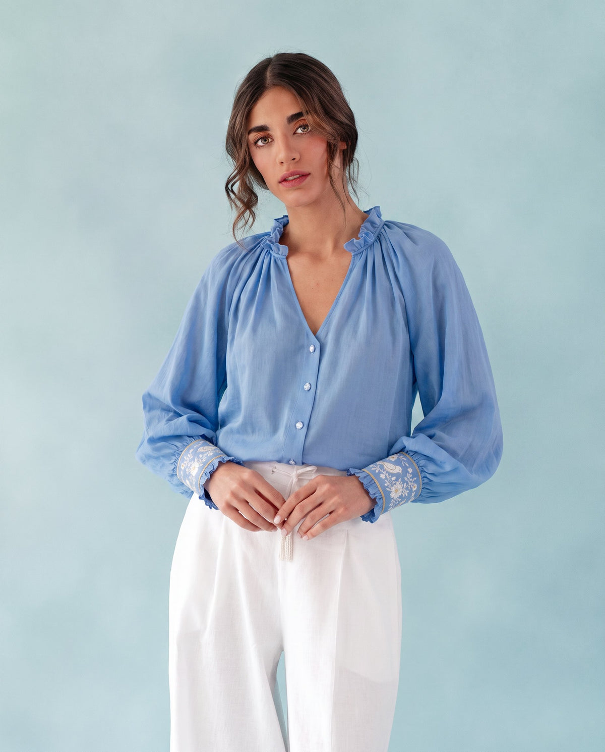 Perla Blouse - Tops - Blouse Rosewater House 