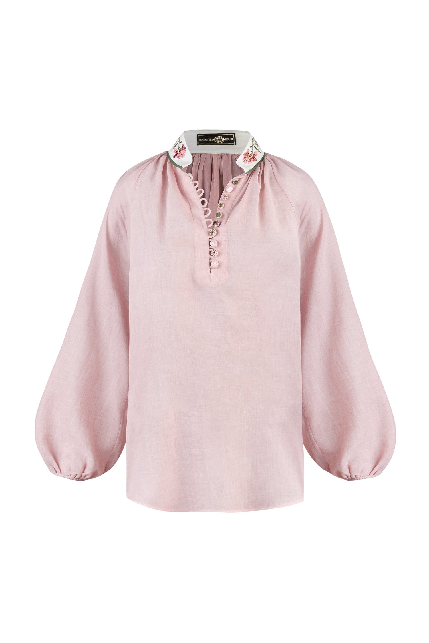 Ania Blouse - Pink Tops - Blouse Rosewater House 