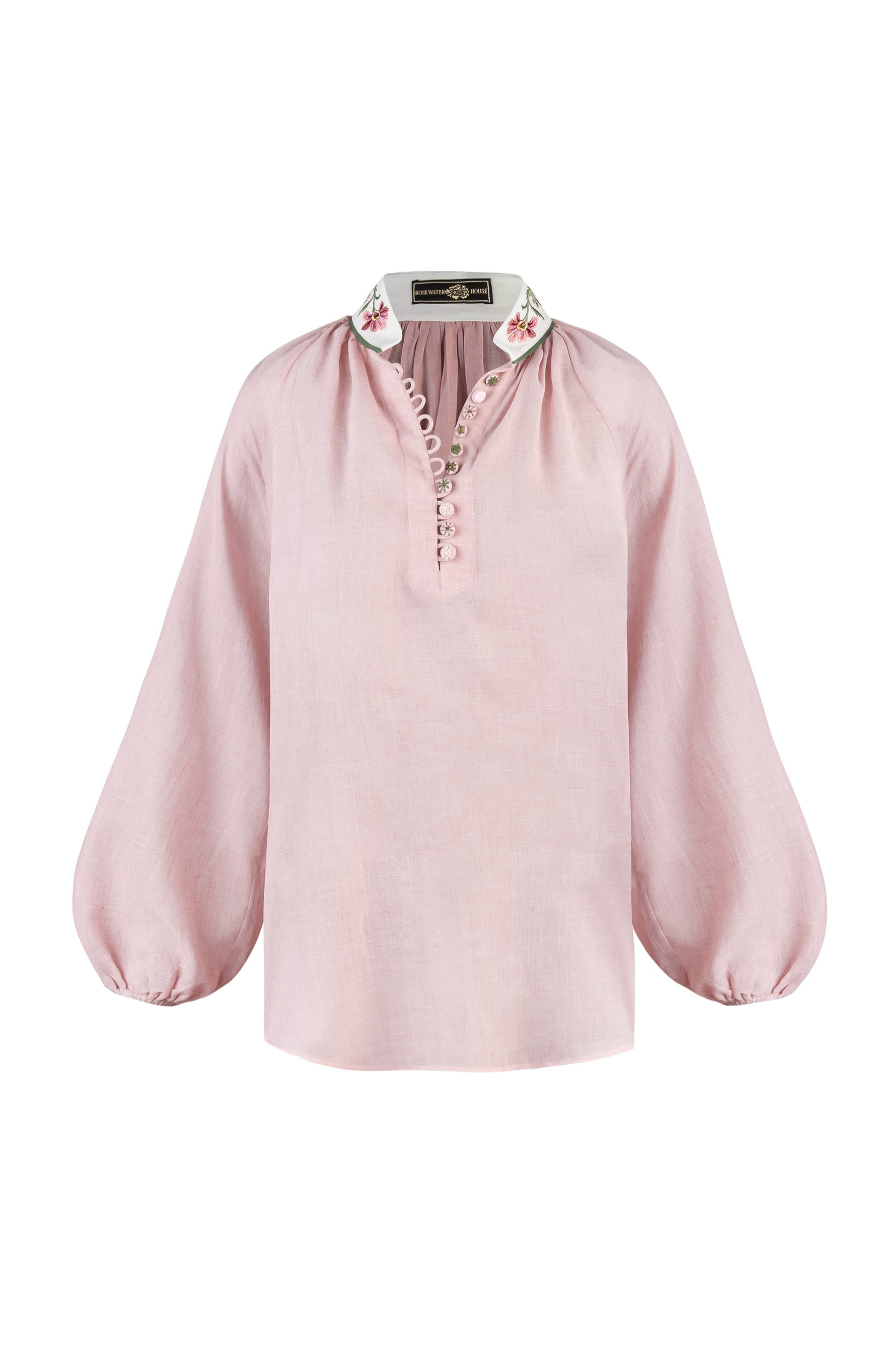 Ania Blouse - Pink Tops - Blouse Rosewater House 