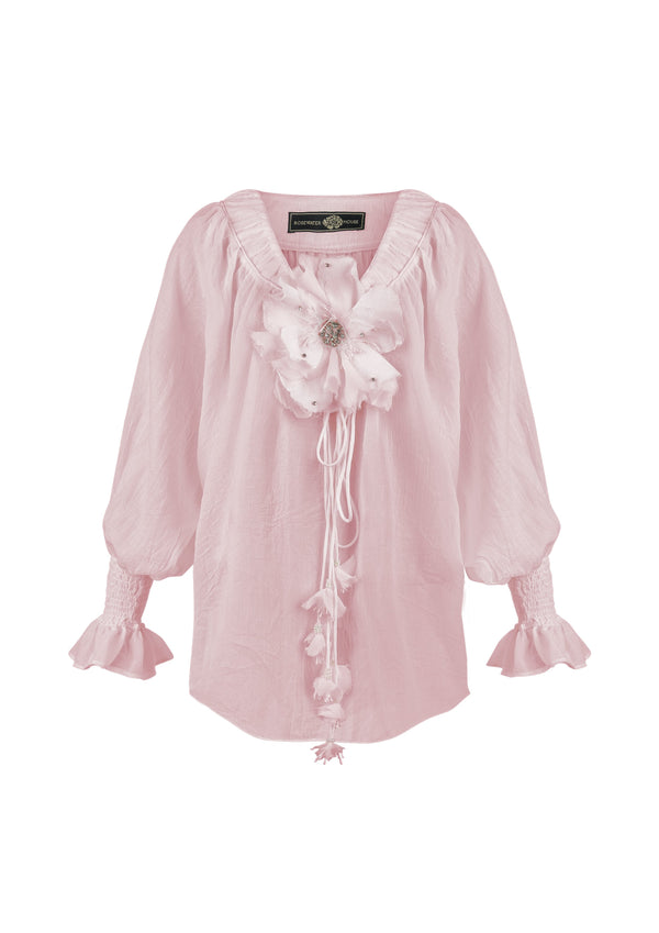 Gol Blouse - Pink (PREORDER) Tops - Blouse Rosewater House 