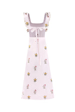 Malika Dress - Fiona Embroidery Dresses - Midi Rosewater House 