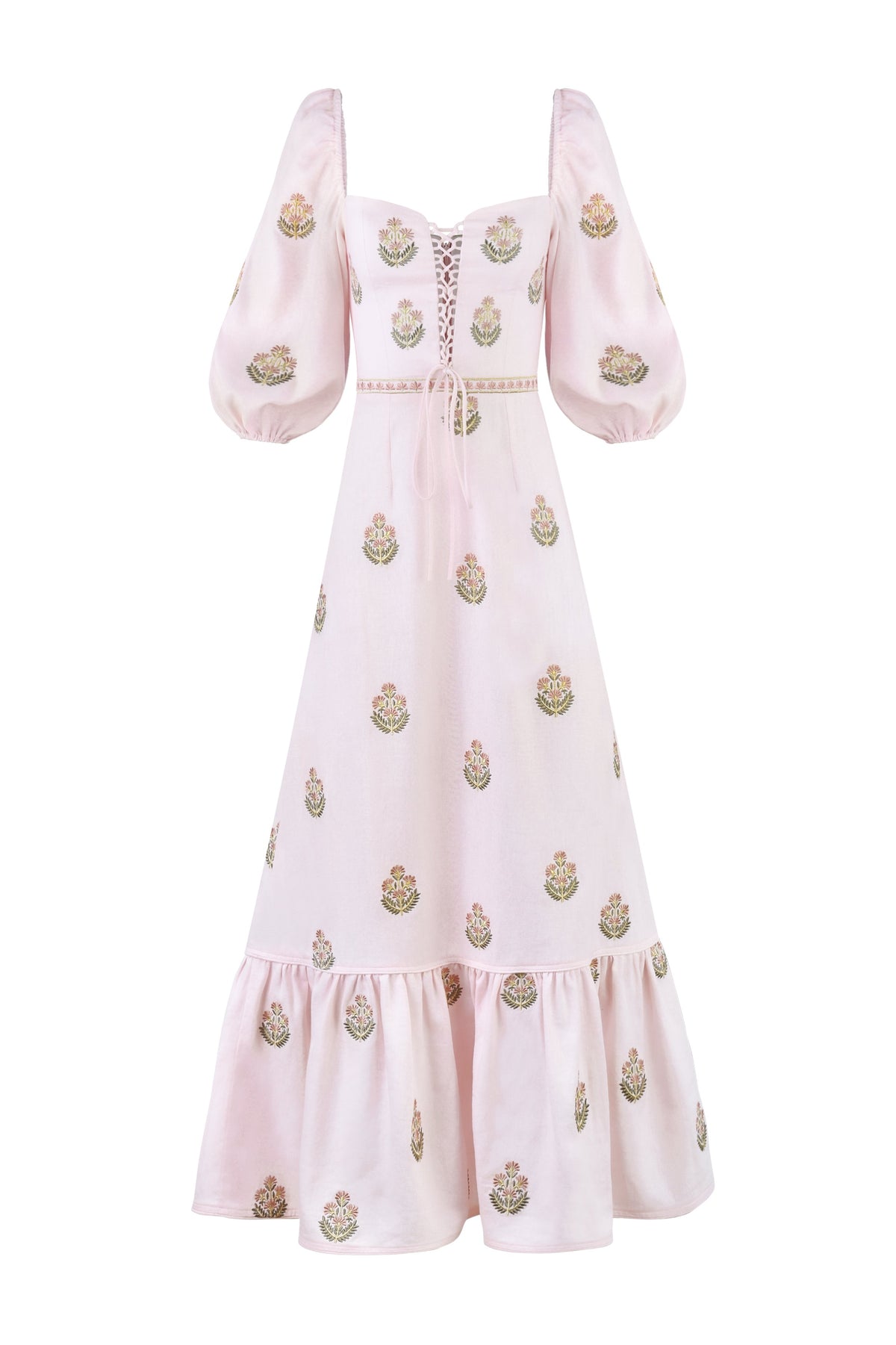 Mitra Maxi Dress - Pink & Pink Dresses - Maxi Rosewater House 