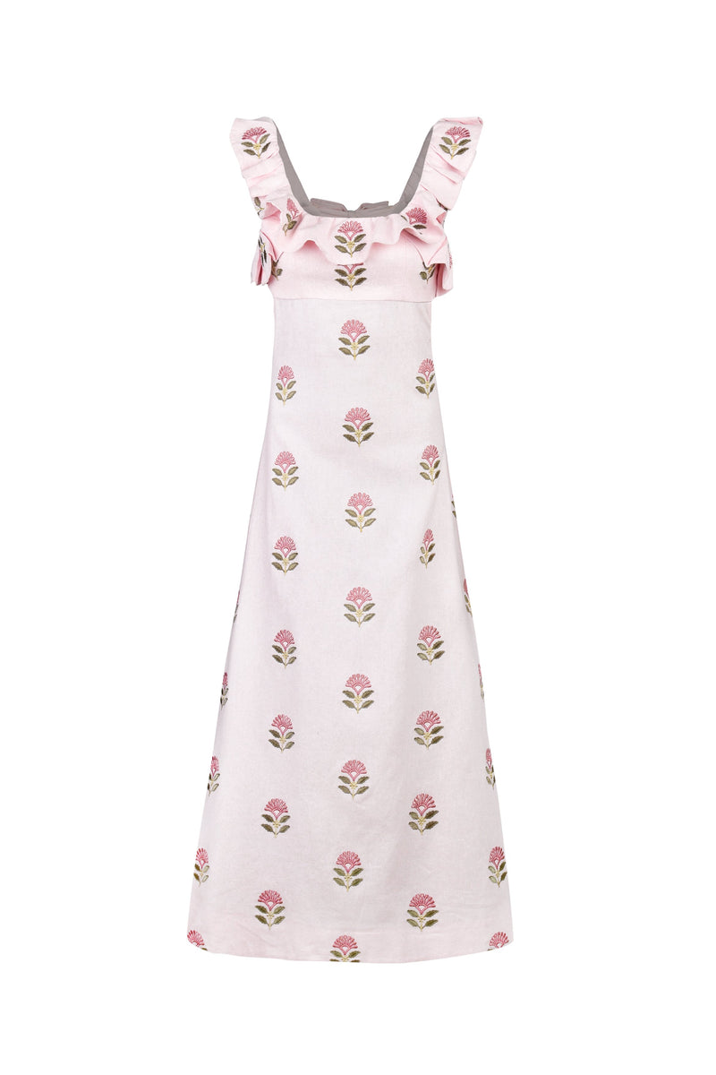 Malika Dress - Pink & Pink Dresses - Formal Rosewater House 