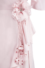 Gol Wrap Dress - Pink Dresses - Formal Rosewater House 
