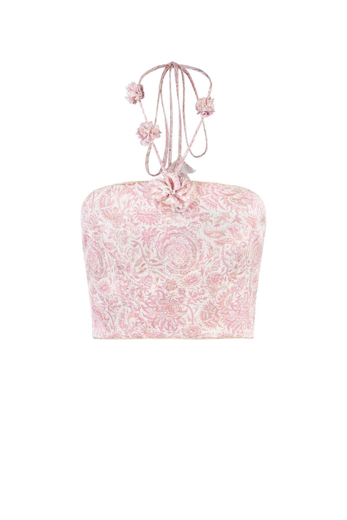 Hava Bustier - Iris Print Tops - Bustier & Embroidered Rosewater House 
