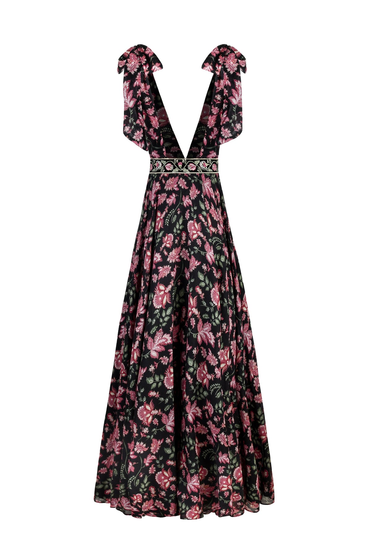 Fiona Dress - Golestan Print + Golestoon Embroidery Dresses - Maxi Rosewater House 