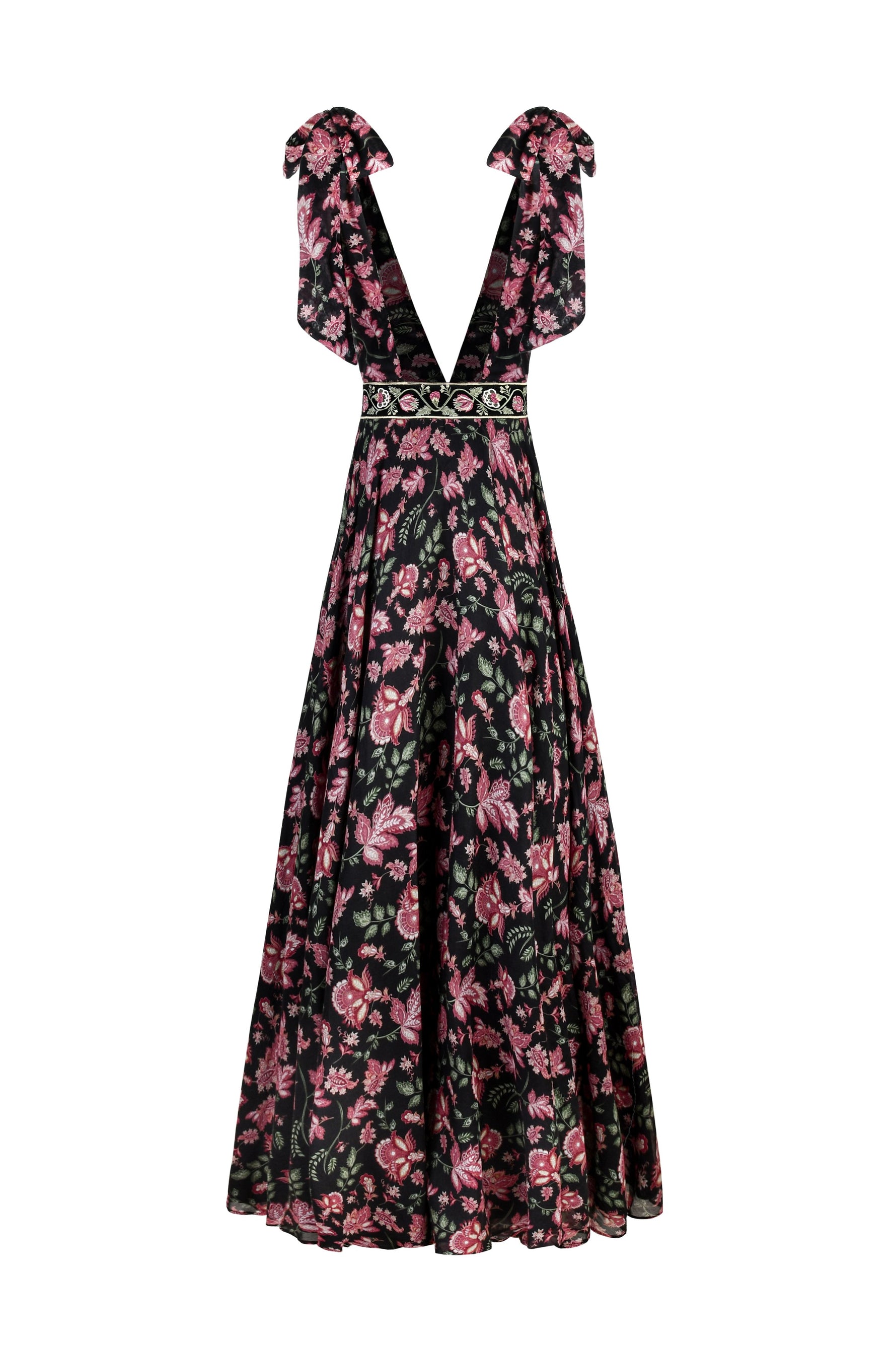 Fiona Dress - Golestan Print + Golestoon Embroidery Dresses - Maxi Rosewater House 