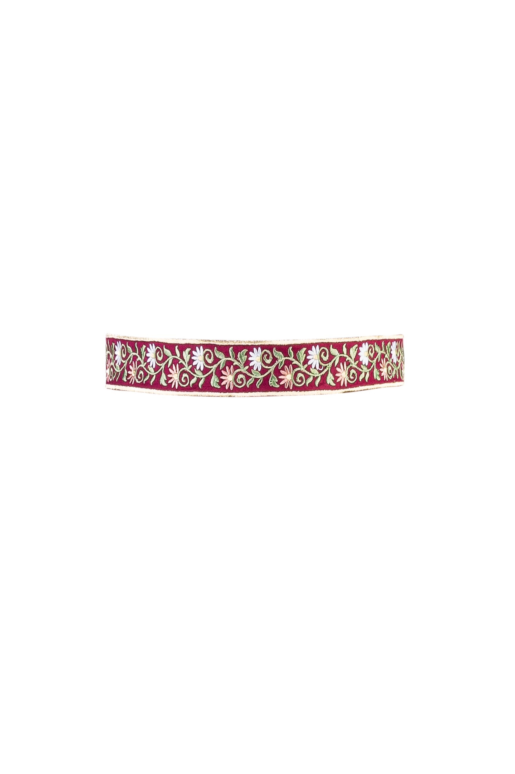 Malika Maxi Dress - Fiona Embroidery White & Raspberry Dresses - Maxi Rosewater House