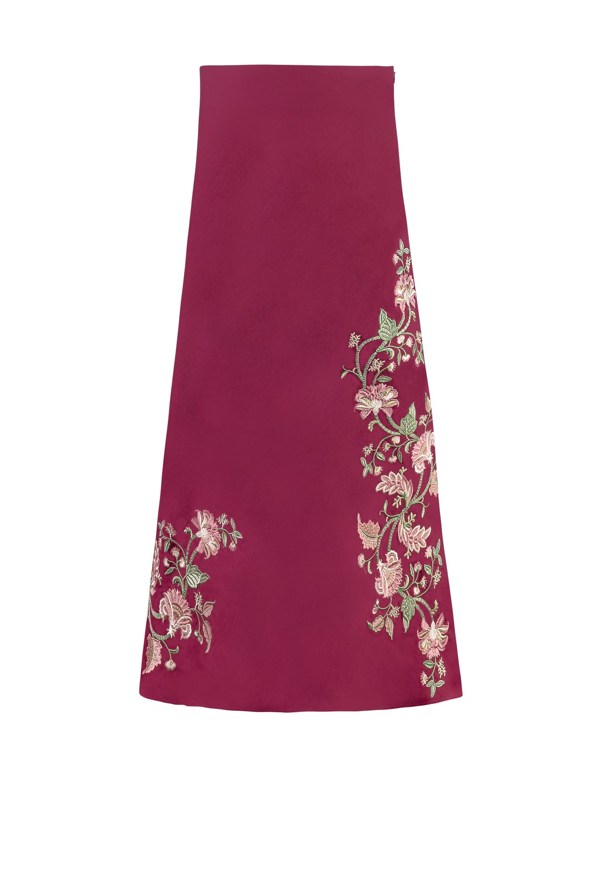 TiTi Skirt - Golestan embroidery Pink & Raspberry Bottoms - Skirts Rosewater House
