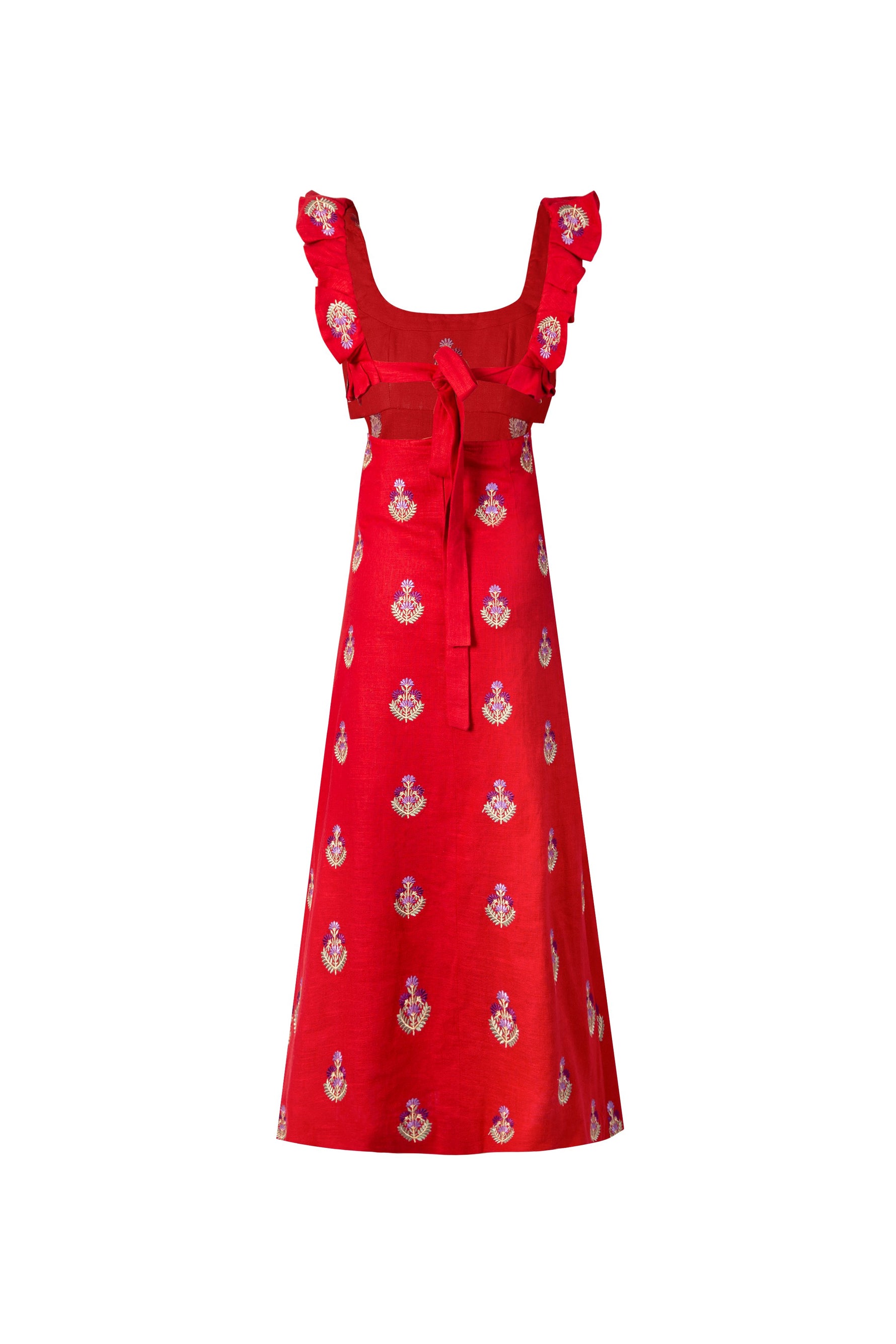 Malika Dress - Shalimar Embroidery Dresses - Midi Rosewater House 