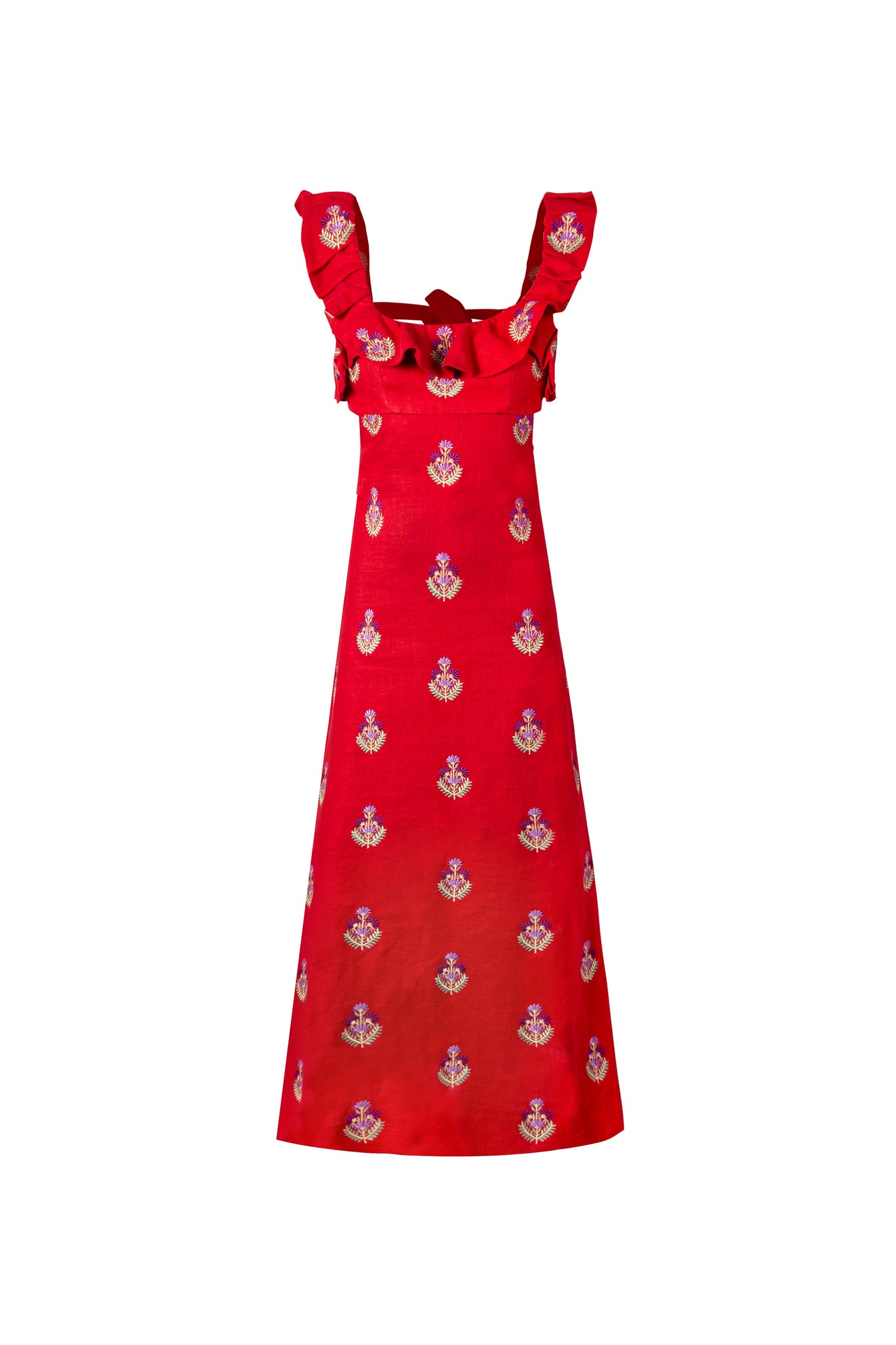 Malika Dress - Shalimar Embroidery Dresses - Midi Rosewater House 