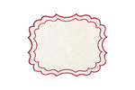 Iris Placemats - Red Rosewater House