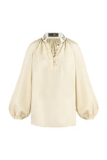 Ania Blouse - Sand Tops - Blouse Rosewater House 