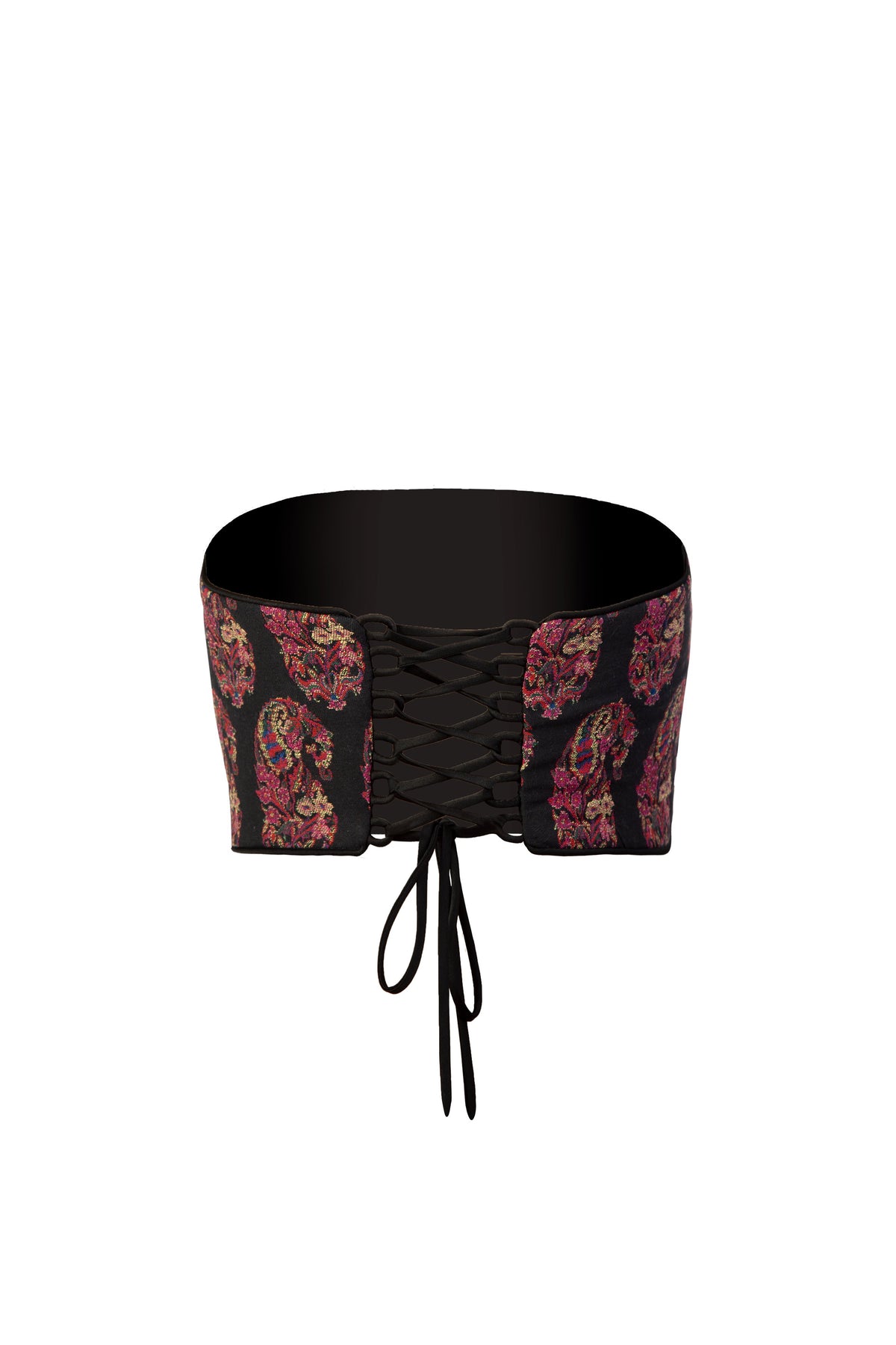 Termeh Jahan Top - Custom Pasiley Termeh Tops - Bustier & Embroidered Rosewater House 