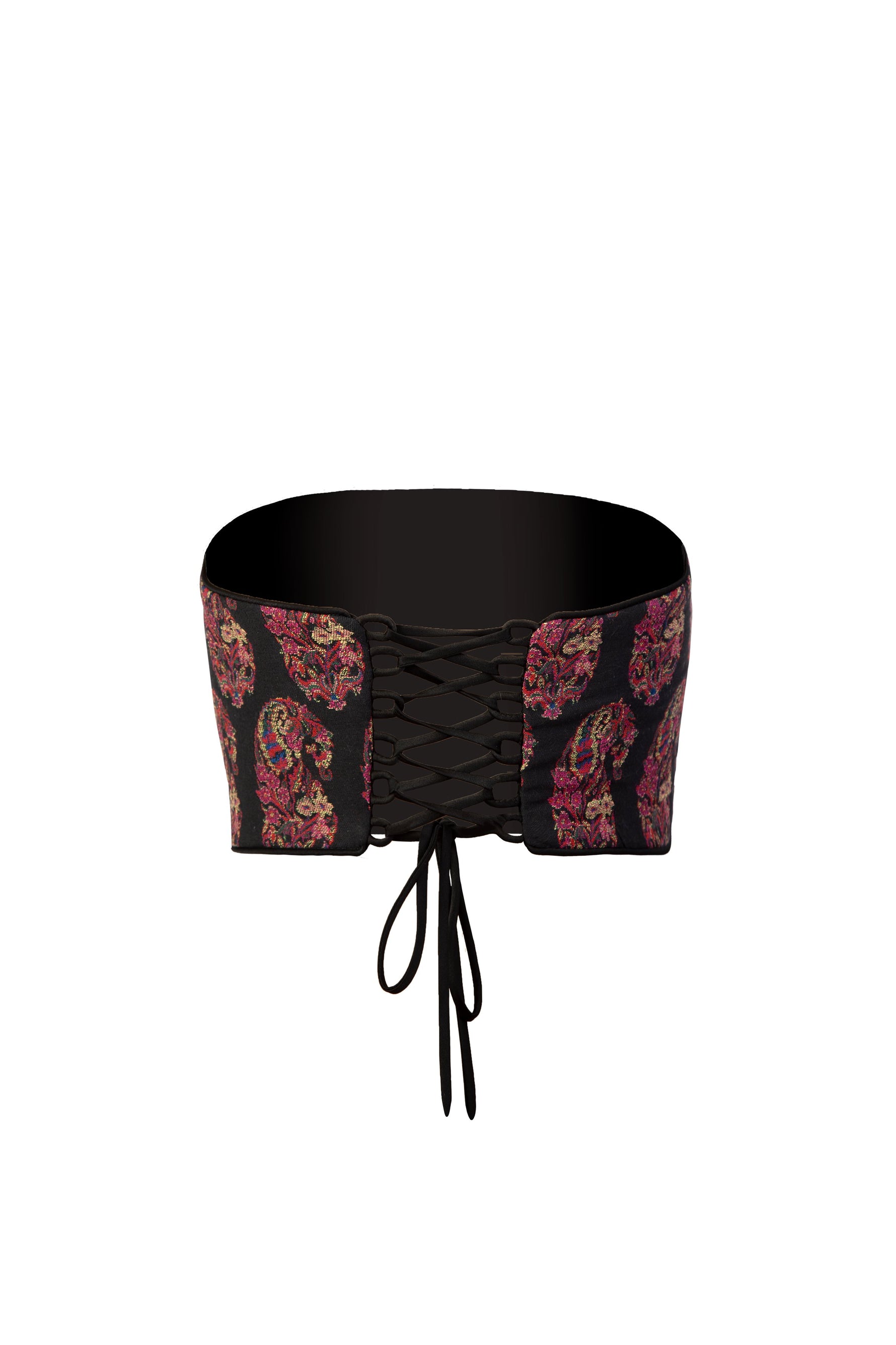 Termeh Jahan Top - Custom Pasiley Termeh Tops - Bustier & Embroidered Rosewater House 