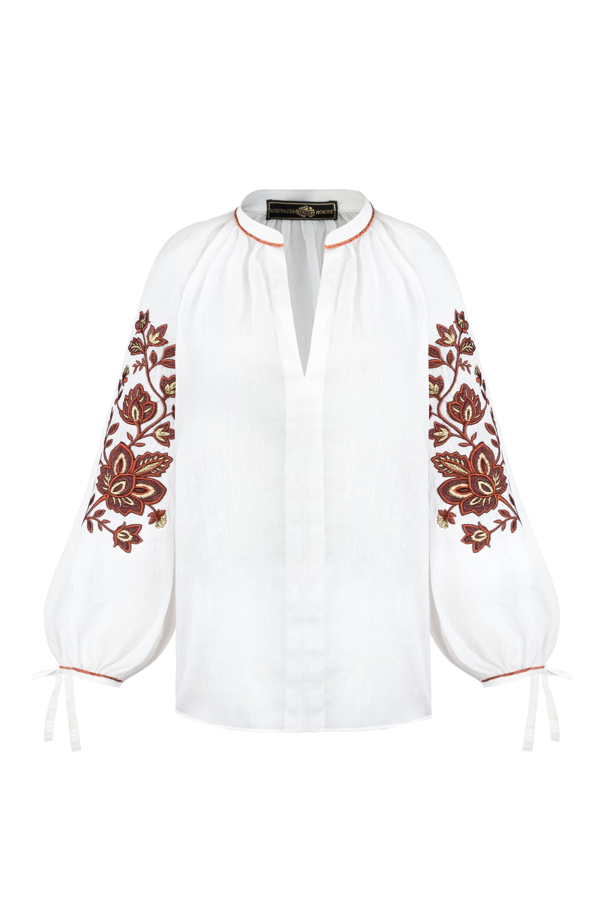 Pardis Blouse - Barg Embroidery Tops - Blouse Rosewater House 