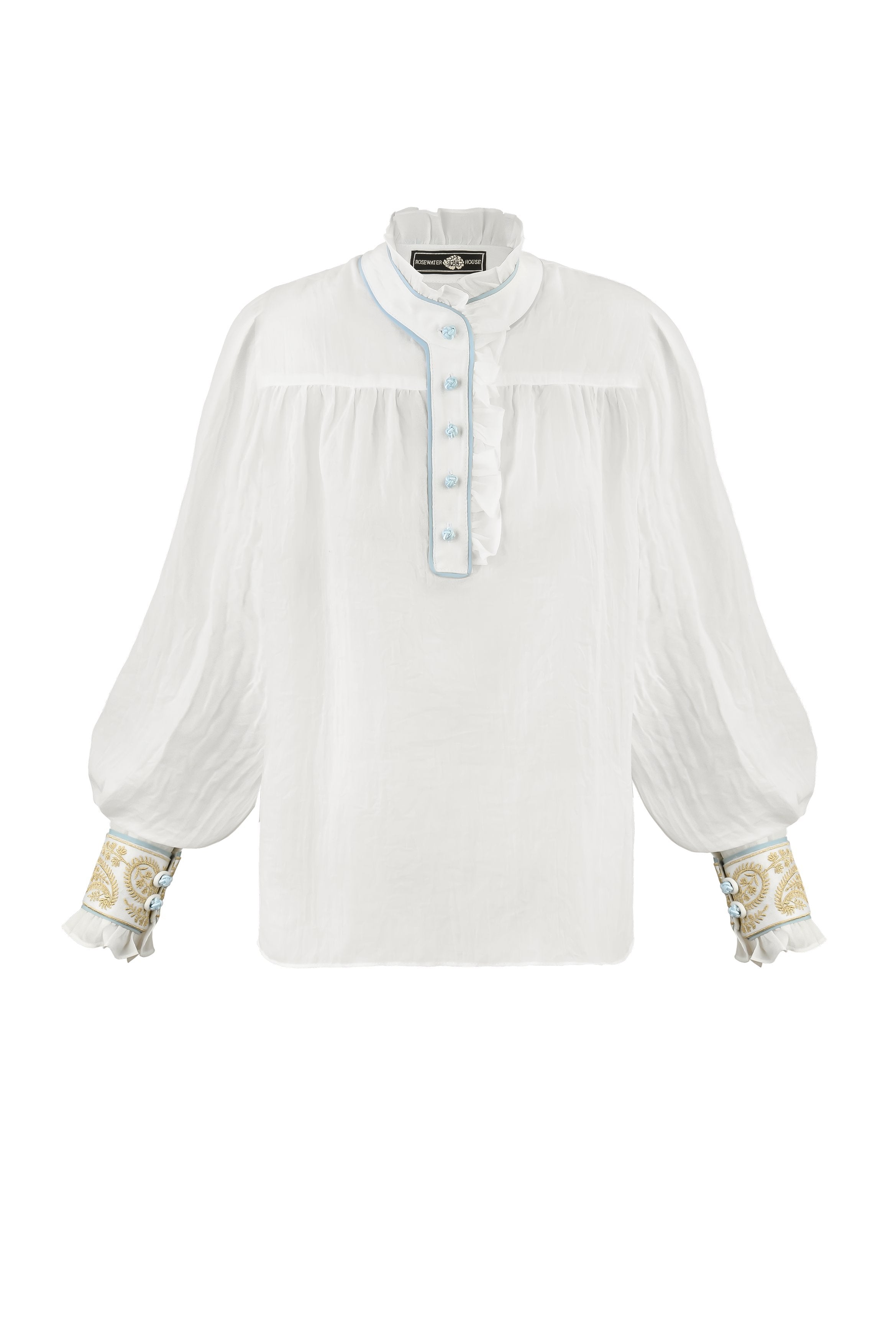 Cypress Blouse - White Rosewater House