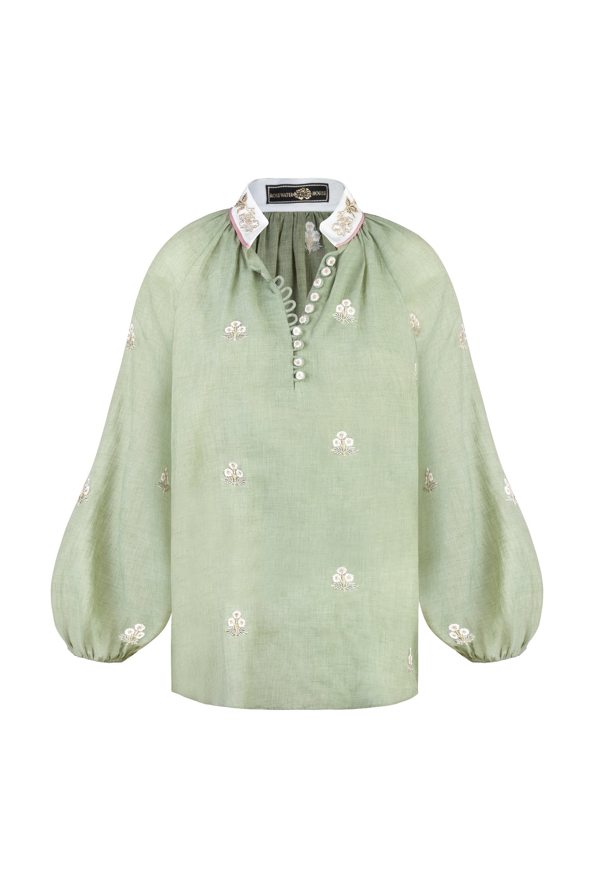 Golab Blouse - Naz Embroidery Tops - Blouse Rosewater House 