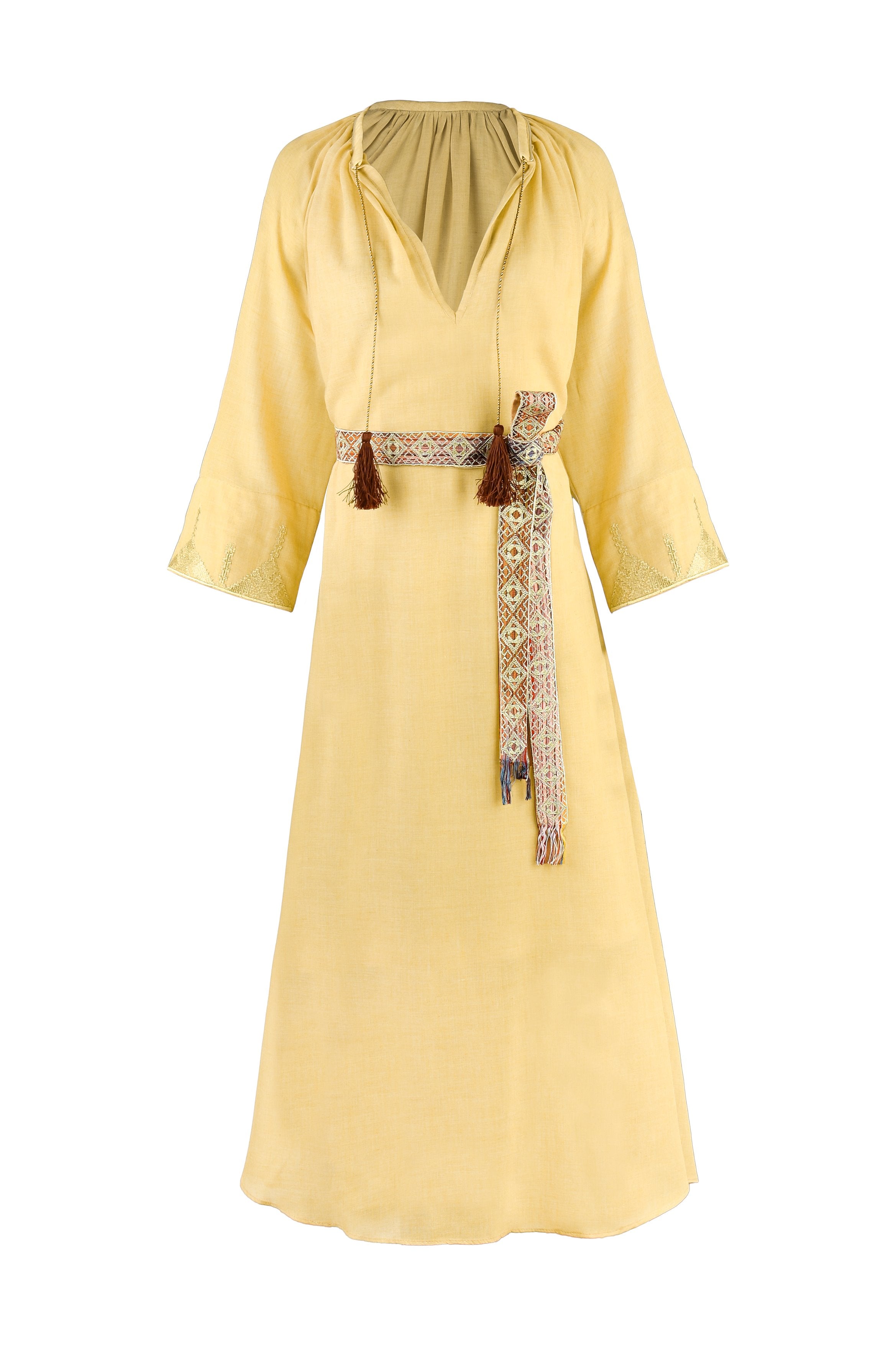 GILANEH KAFTAN - Yellow Dresses - Kaftans & Casuals Rosewater House