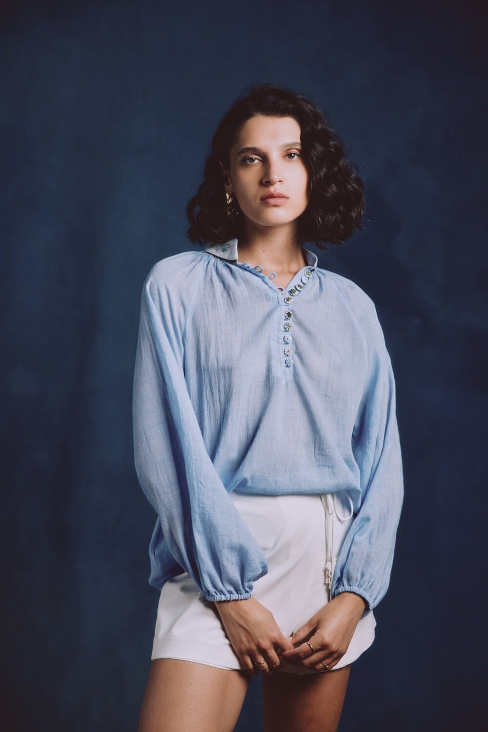 Golestan Skort - Off White Bottoms - Shorts Rosewater House