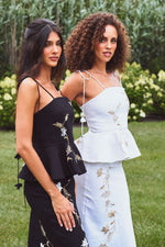 Lily Skirt - Black, Ivory & Gold Rosewater House