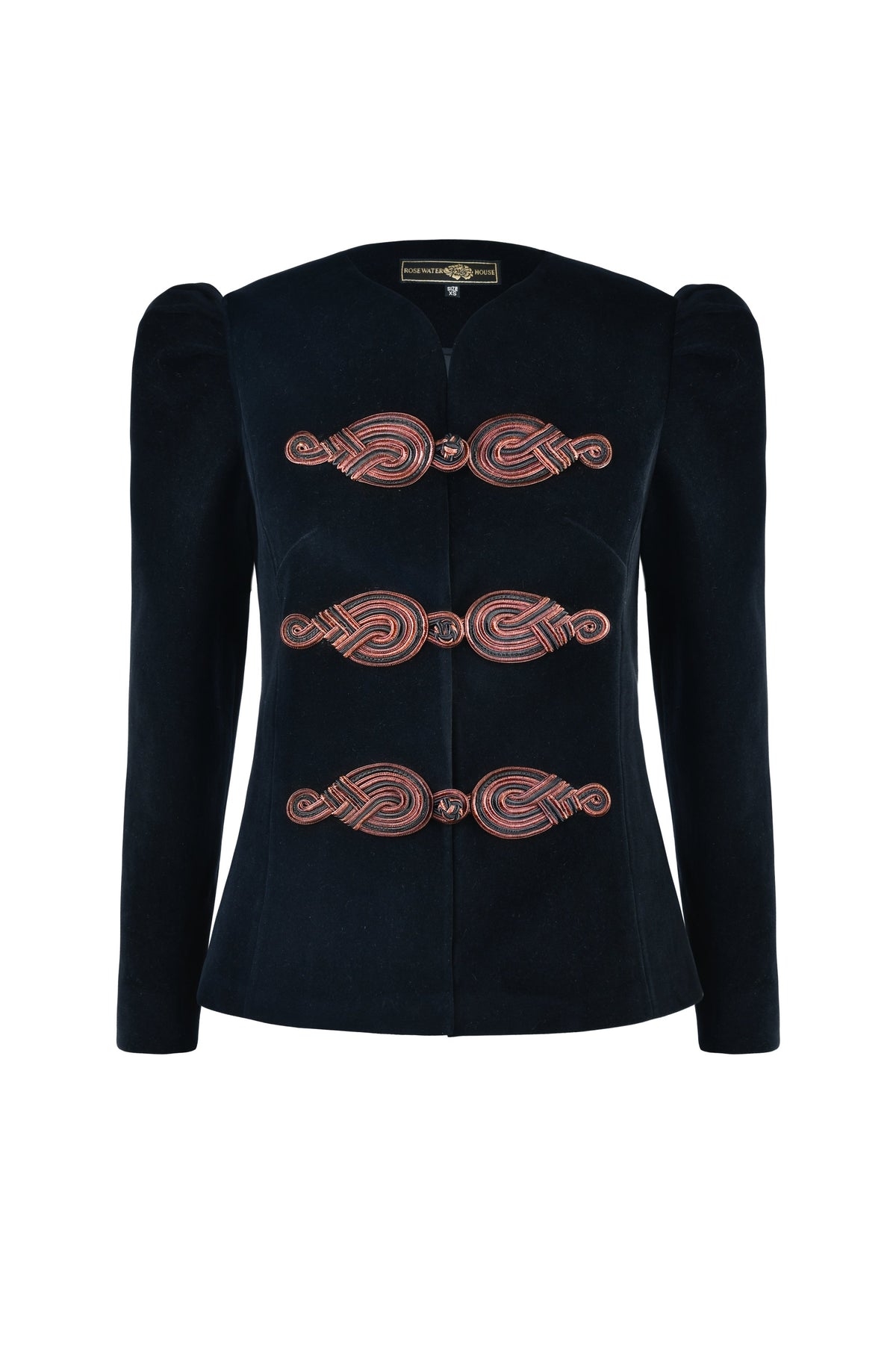 Coco Jacket - Navy Rosewater House