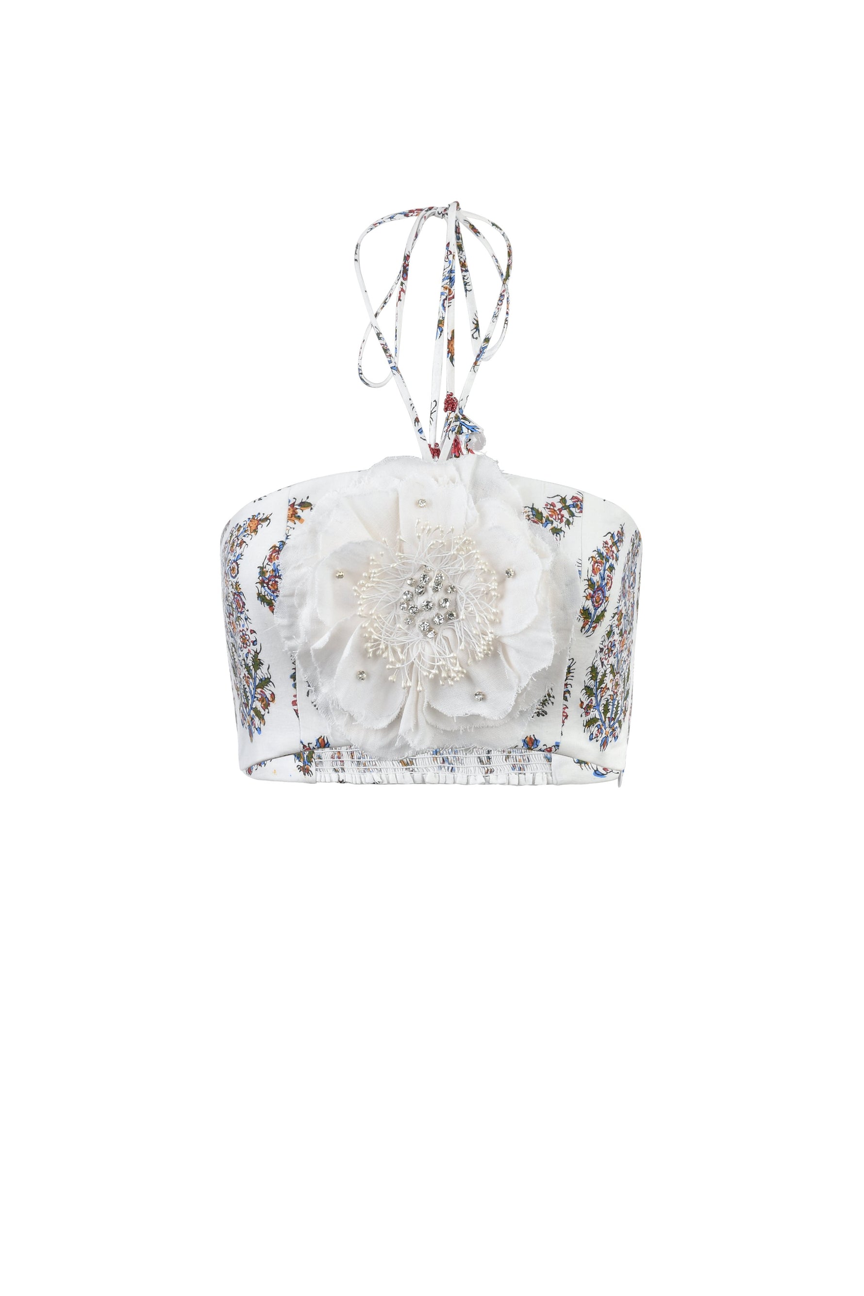 Gol Crop Top - Paisley Bottoms - Skirts Rosewater House - Wholesale SS25