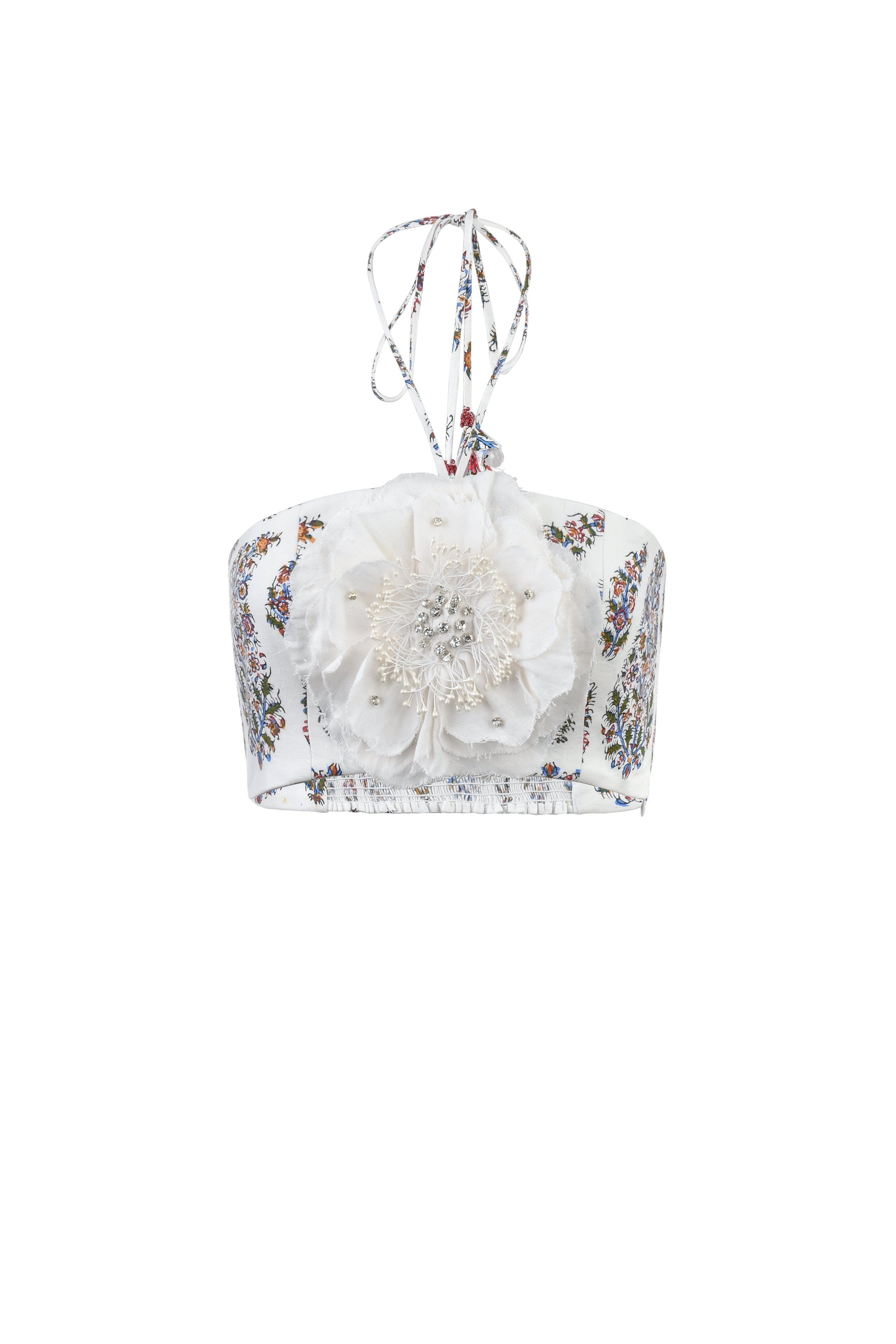 Gol Crop Top - Paisley Bottoms - Skirts Rosewater House - Wholesale SS25