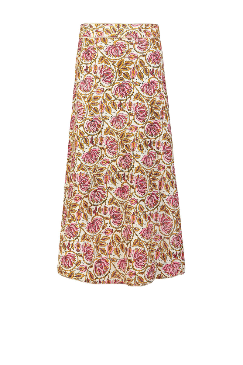 Shiva Aline Skirt - Pink Lotus Rosewater House 