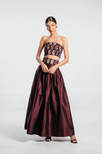 Termeh Jahan Top - Paisley Tops - Bustier & Embroidered Rosewater House