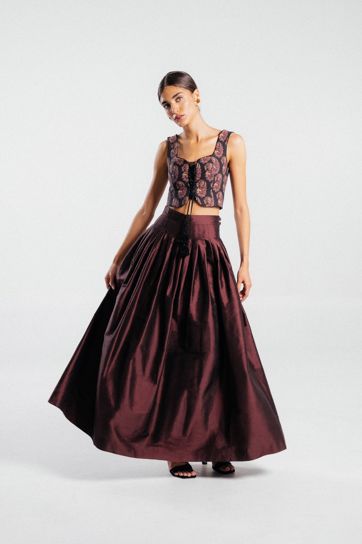 Shalimar Bustier - Termeh Tops - Bustier & Embroidered Rosewater House