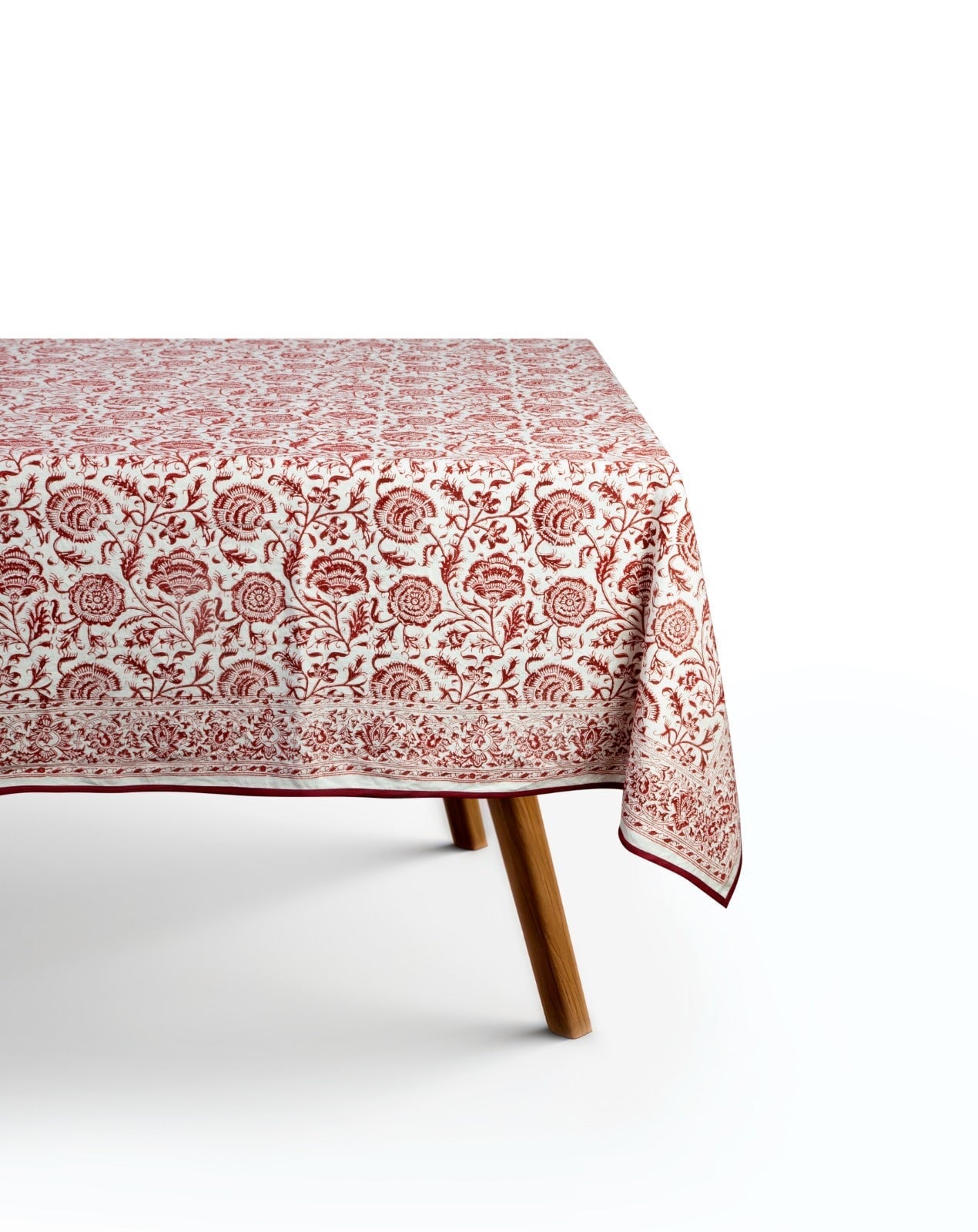 Iris Tablecloth - Red Rosewater House
