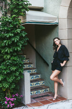 Gol Blouse - Black Tops - Blouse Rosewater House