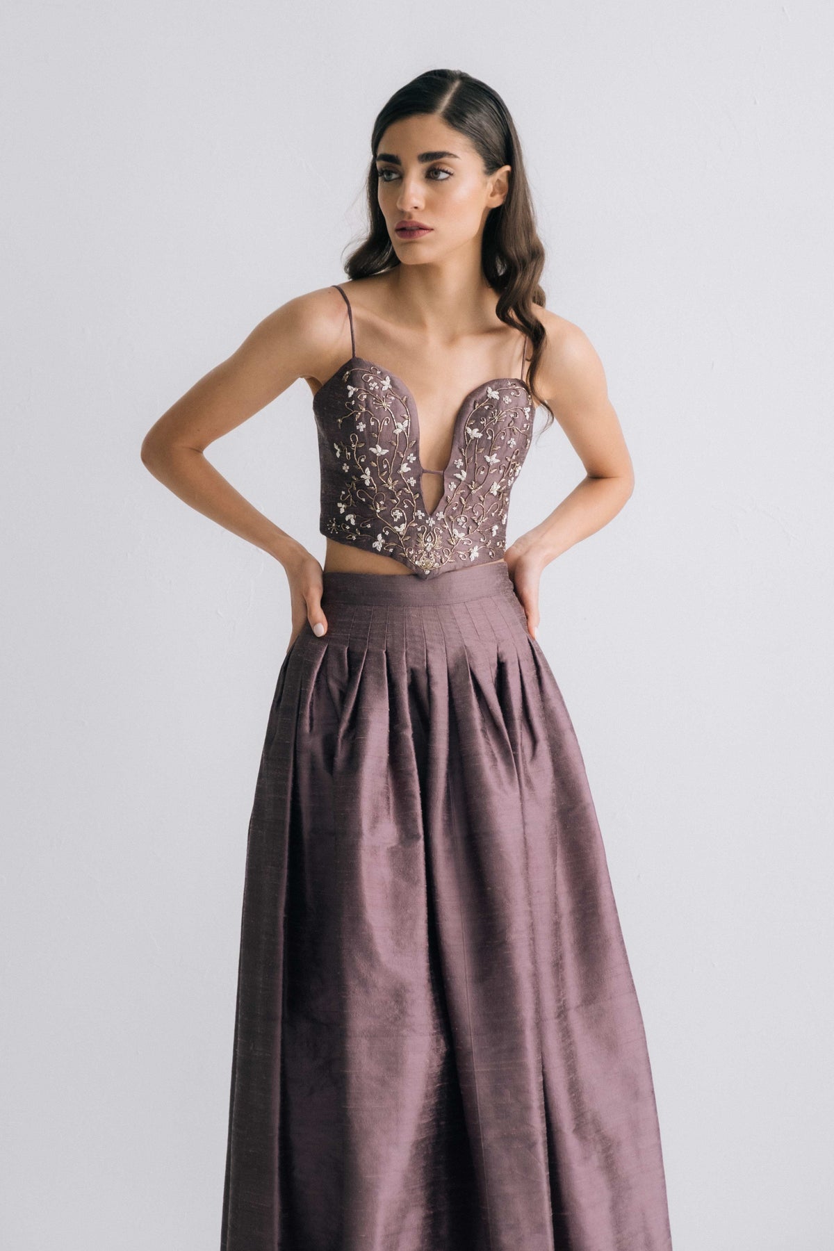 Yass Skirt - Violet - BY ORDER ONLY Dresses - Formal Rosewater House