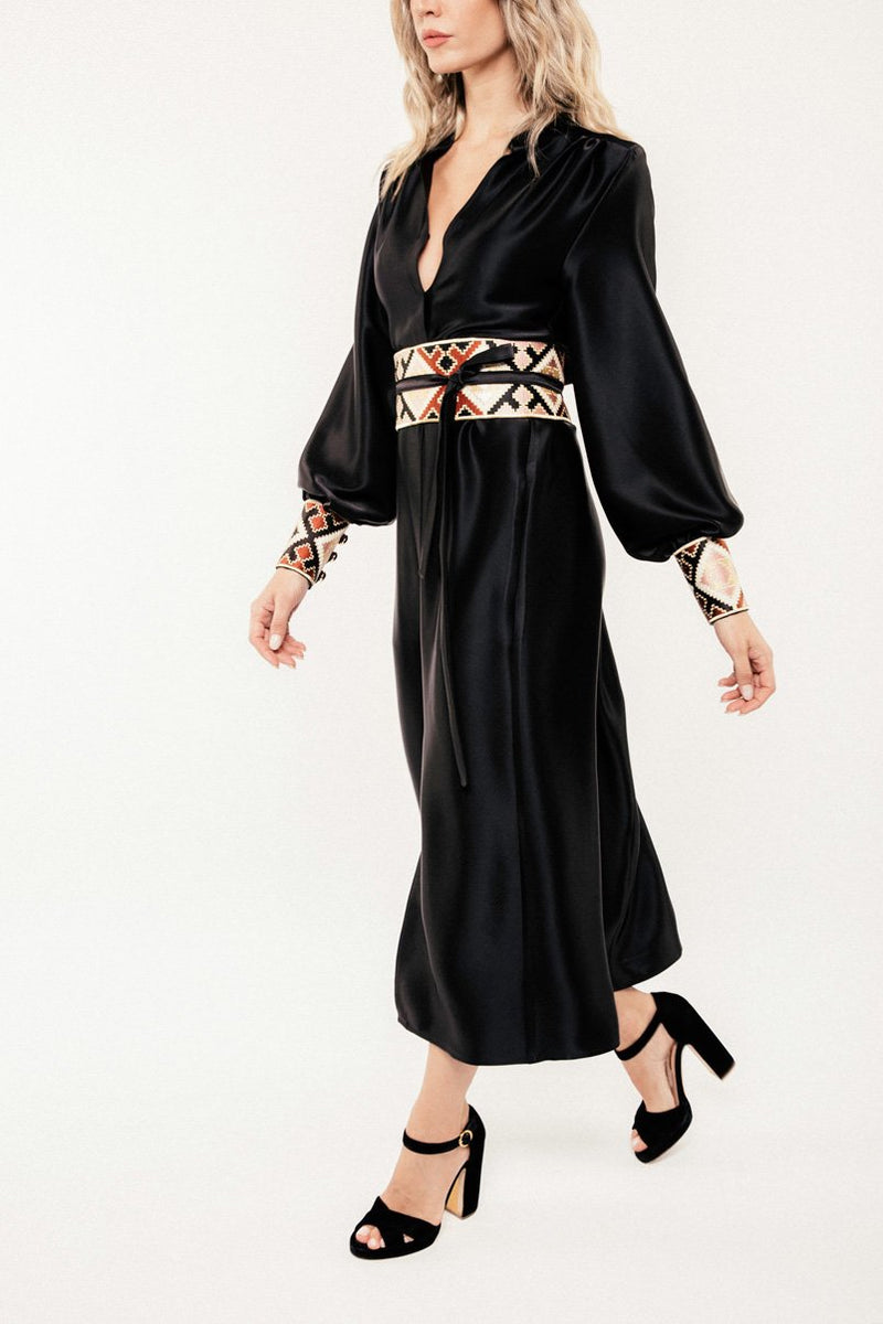 Isfahan Dress - Black Dress RoseWaterHouse 