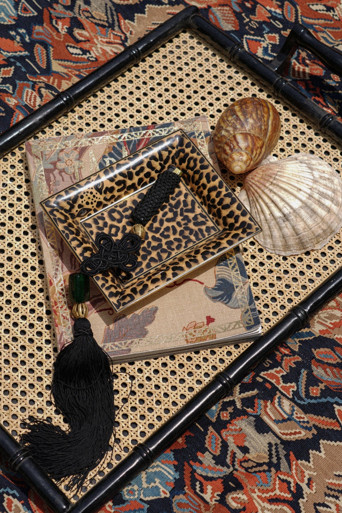 Lighter Holder - Black Rosewater House