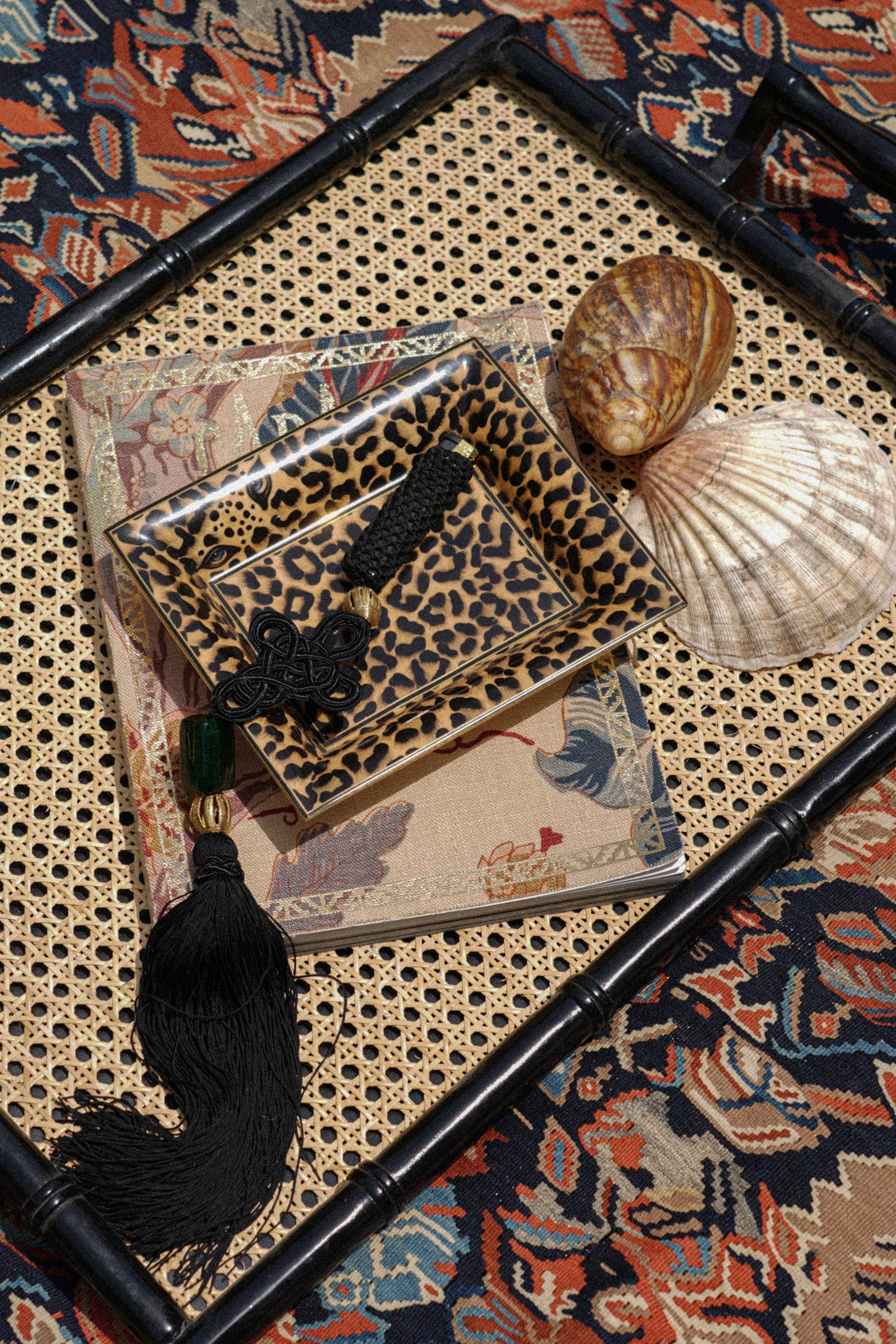 Lighter Holder - Black Rosewater House