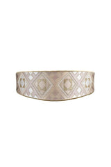 Balouch Belt - Ivory/Pink/Gold Belt RoseWaterHouse 