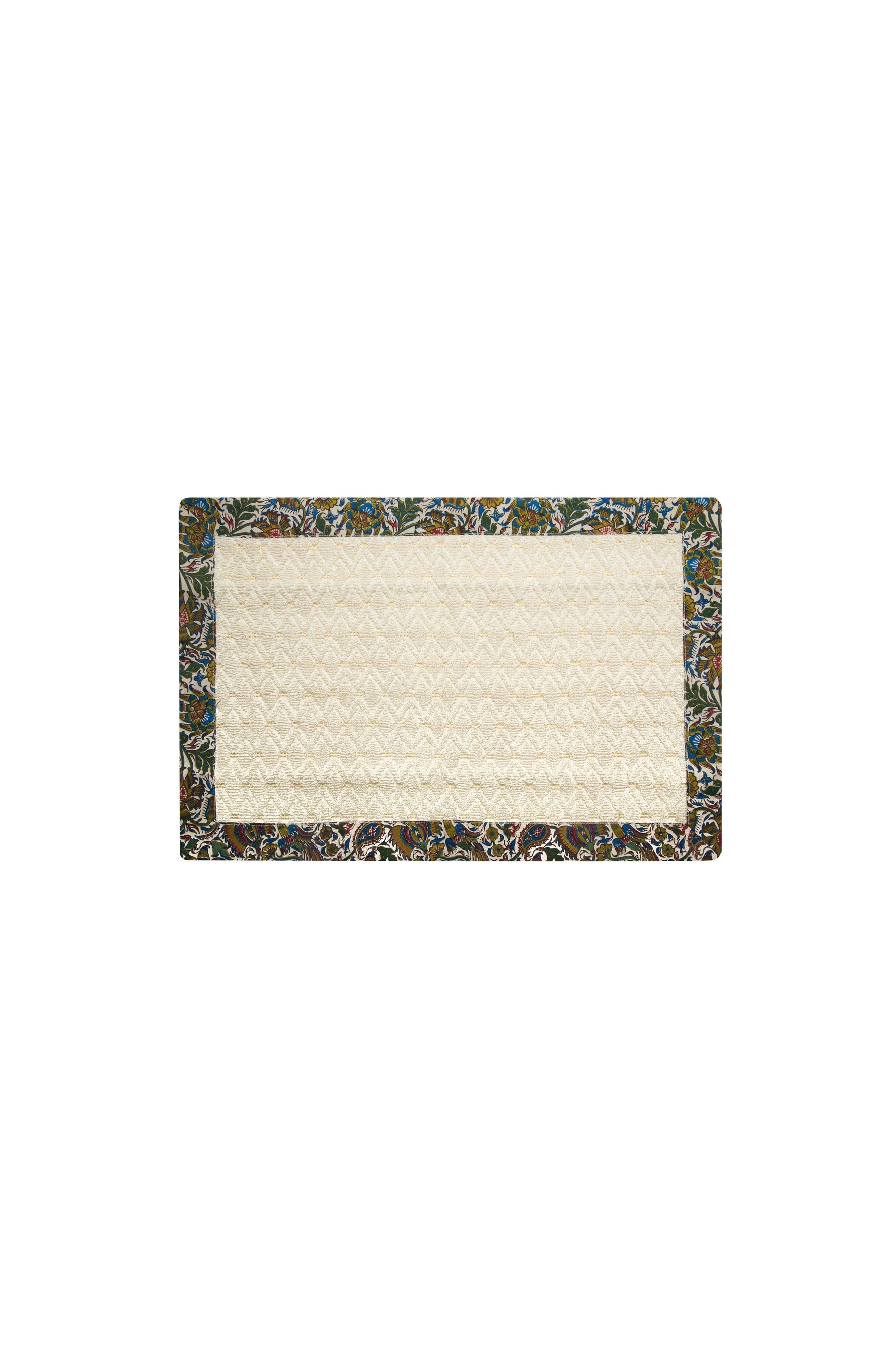 Ghalamkar Guest/Hand Towel - Blue Rosewater House