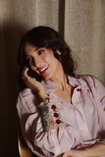 Carnation Blouse - Pink Tops - Blouse Rosewater House
