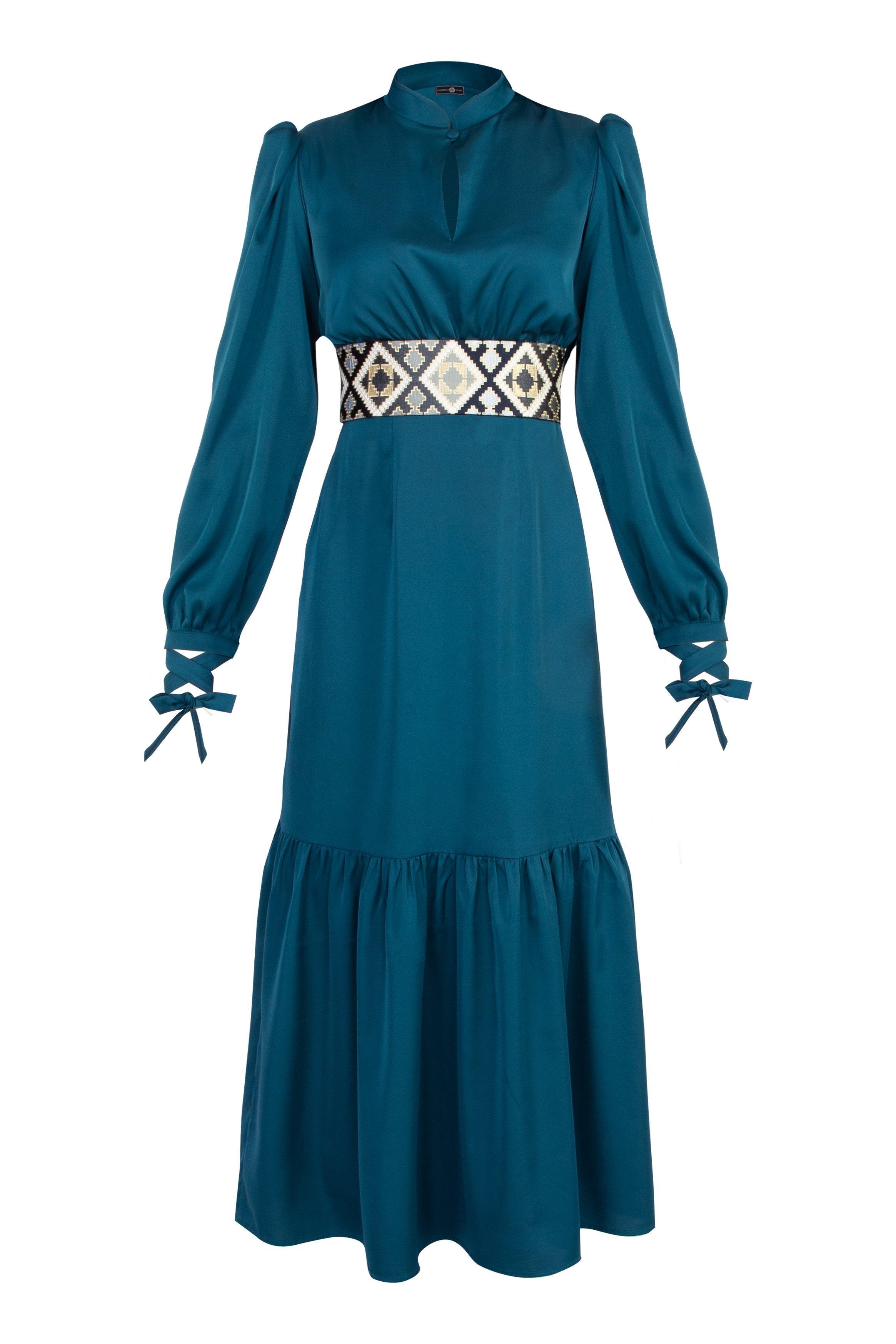 Firouz Dress - Teal Dresses Rosewater House