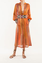 Darai Isfahan Dress - Orange Dress Rosewater House 