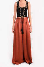 Ivy Embroidered Bustier - Black Rosewater House